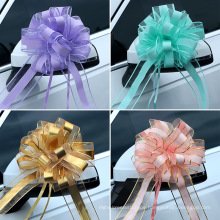 Pull Bow Mixed Color Large Organza Pull Bow Present Wrapping Pull Bow with Ribbon for Wedding Present Baskets